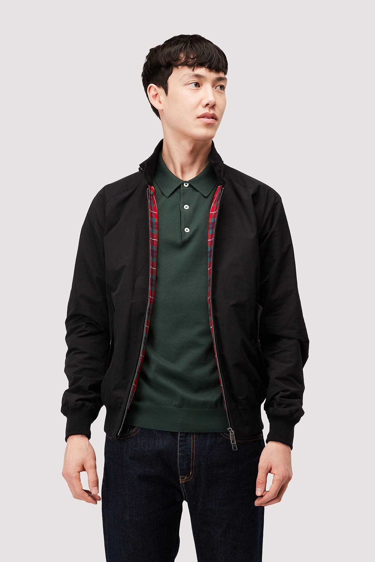 G9 Harrington Jacket Black Baracuta - Main Image