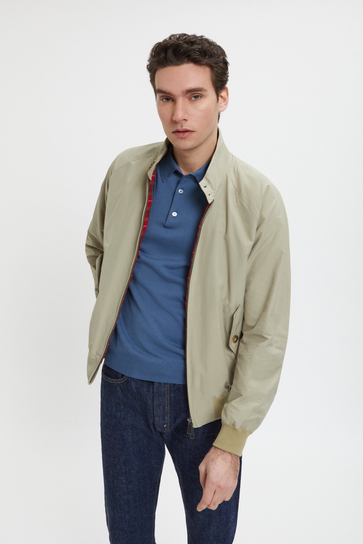 G9 Harrington Jacket Natural Baracuta