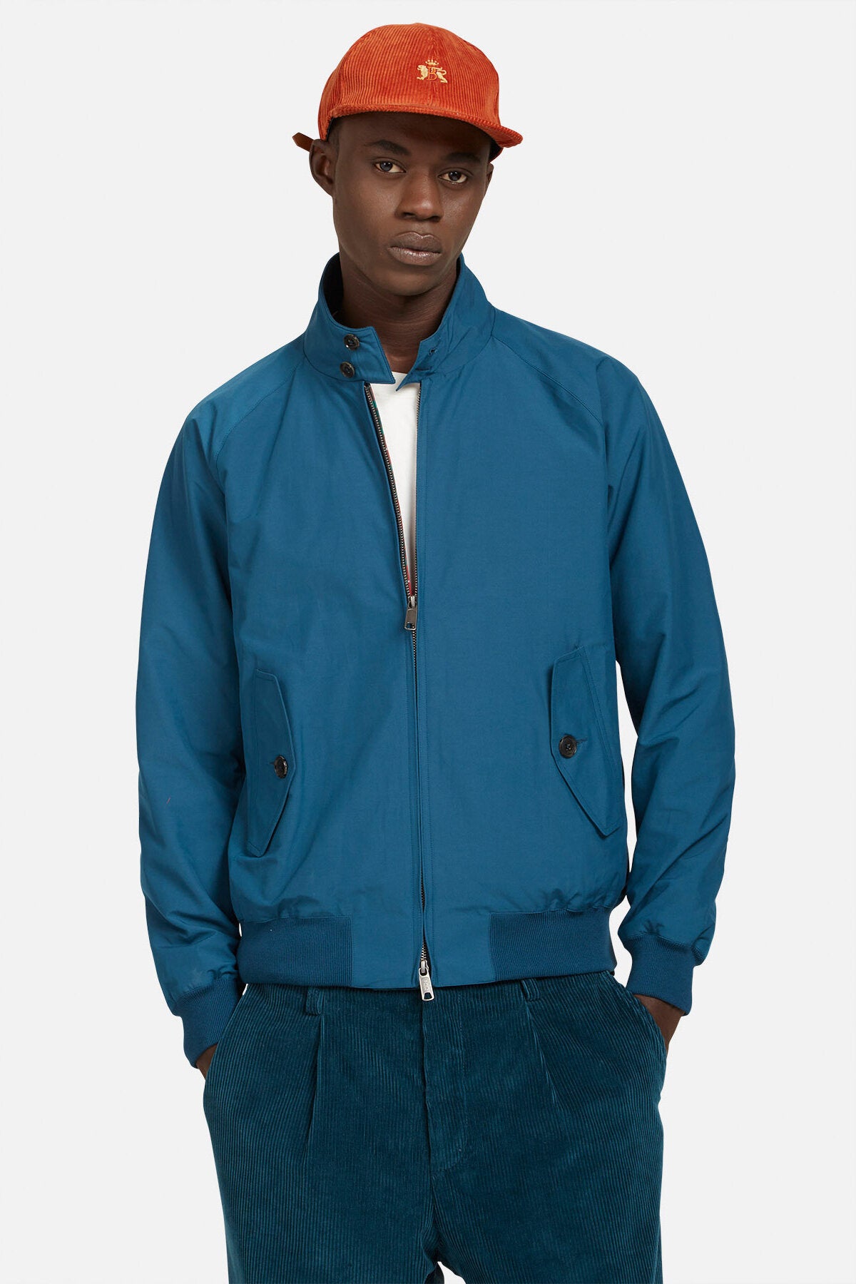 G9 Harrington Jacket Peacock Blue Baracuta g9-harrington-jacket-peacock-blue-baracuta