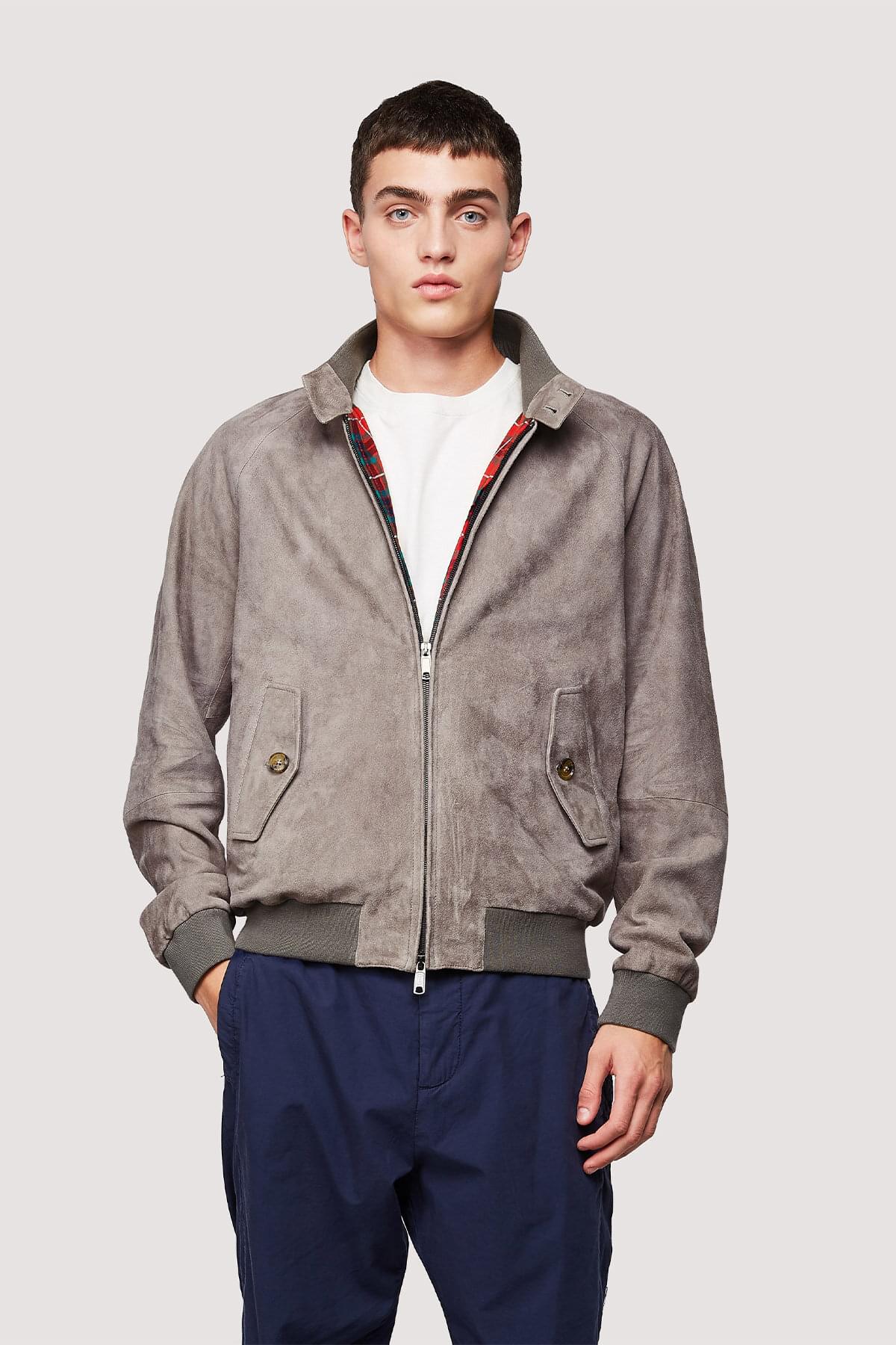 Baracuta suede jacket hotsell