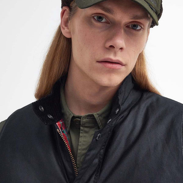 Barbour trapper hat black online