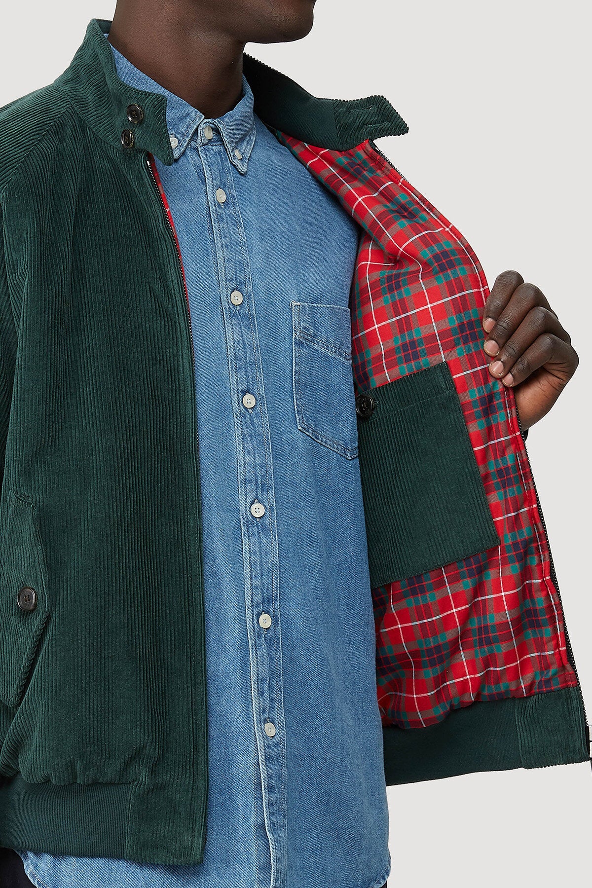 G9 Corduroy Dark Forest | Baracuta