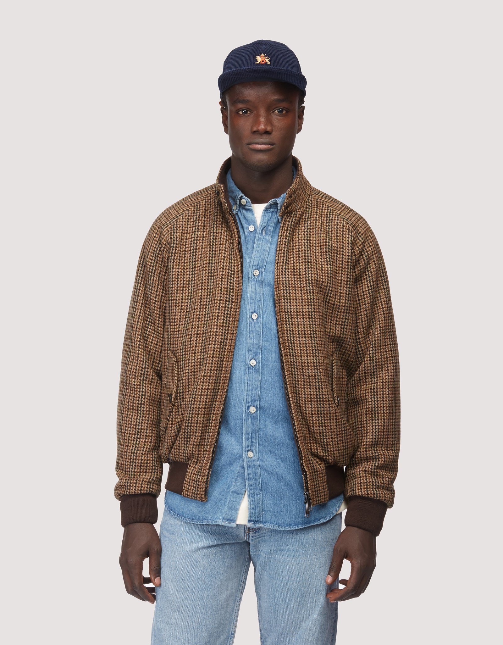 G9 Wool Dark Brown | Baracuta