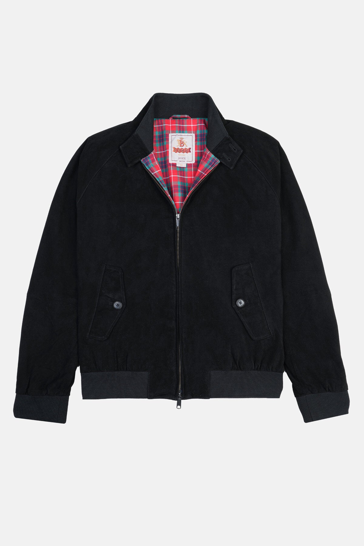 ジャケット・アウター BARACUTA SUEDE G9 BARK G9 Suede Black | Baracuta