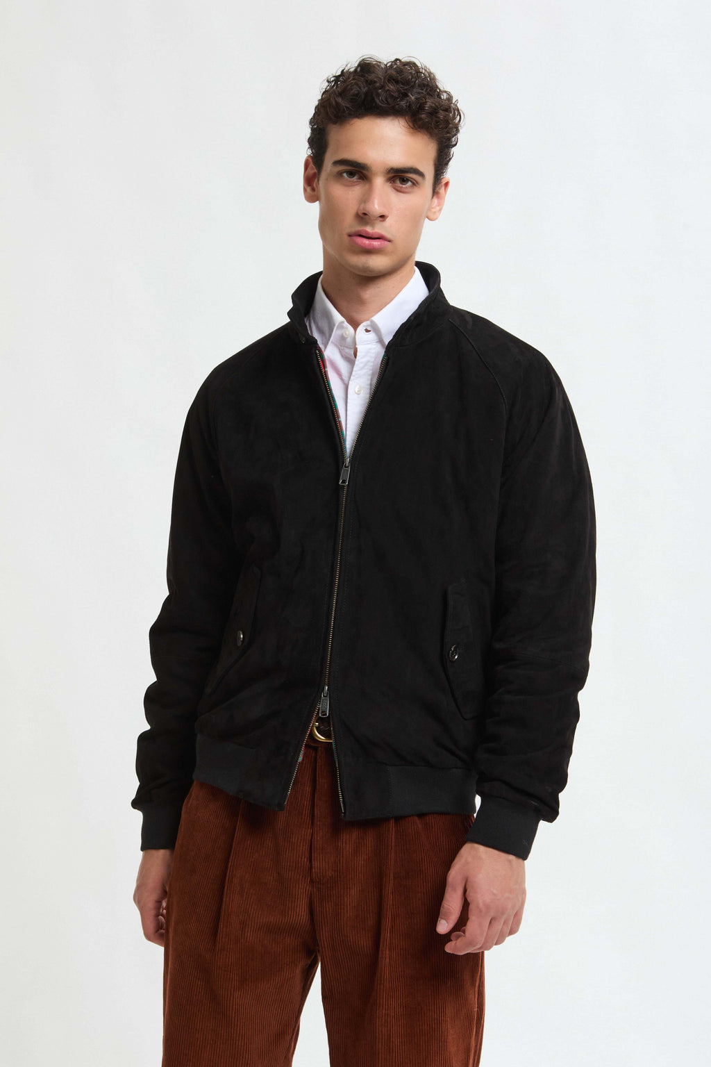 ジャケット・アウター WACKOMARIA BARACUTA G9 SUEDE HARRINGTON BRCPS0939UT2623_100_BRC_1_1024