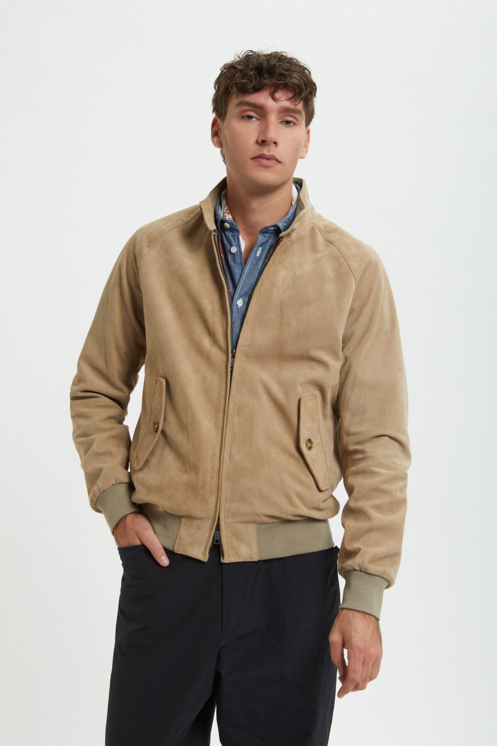 G9 Suede Storm Gray | Baracuta