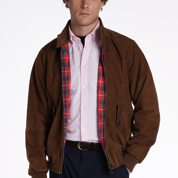 Baracuta G9 ガーメントダイ サイズ40 G9 Suede Dark Olive | Baracuta