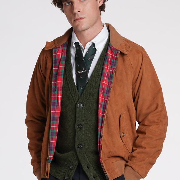G9 Suede Tobacco | Baracuta