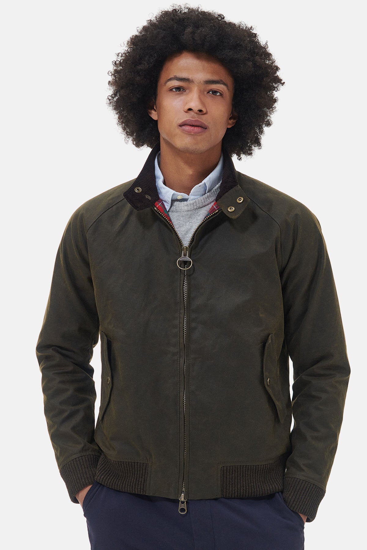 Barbour ワックス MA-1 S カーキ BRCPS1009UT2743_634_BRC_01_120