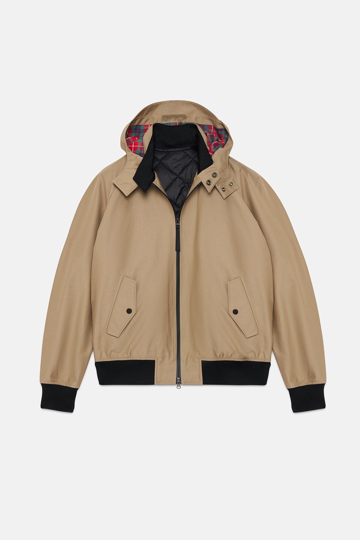 1度使用LIGHTMELTONBALCOLLAR HARRINGTONJACKE Lightweight Harrington Jacket - GANT
