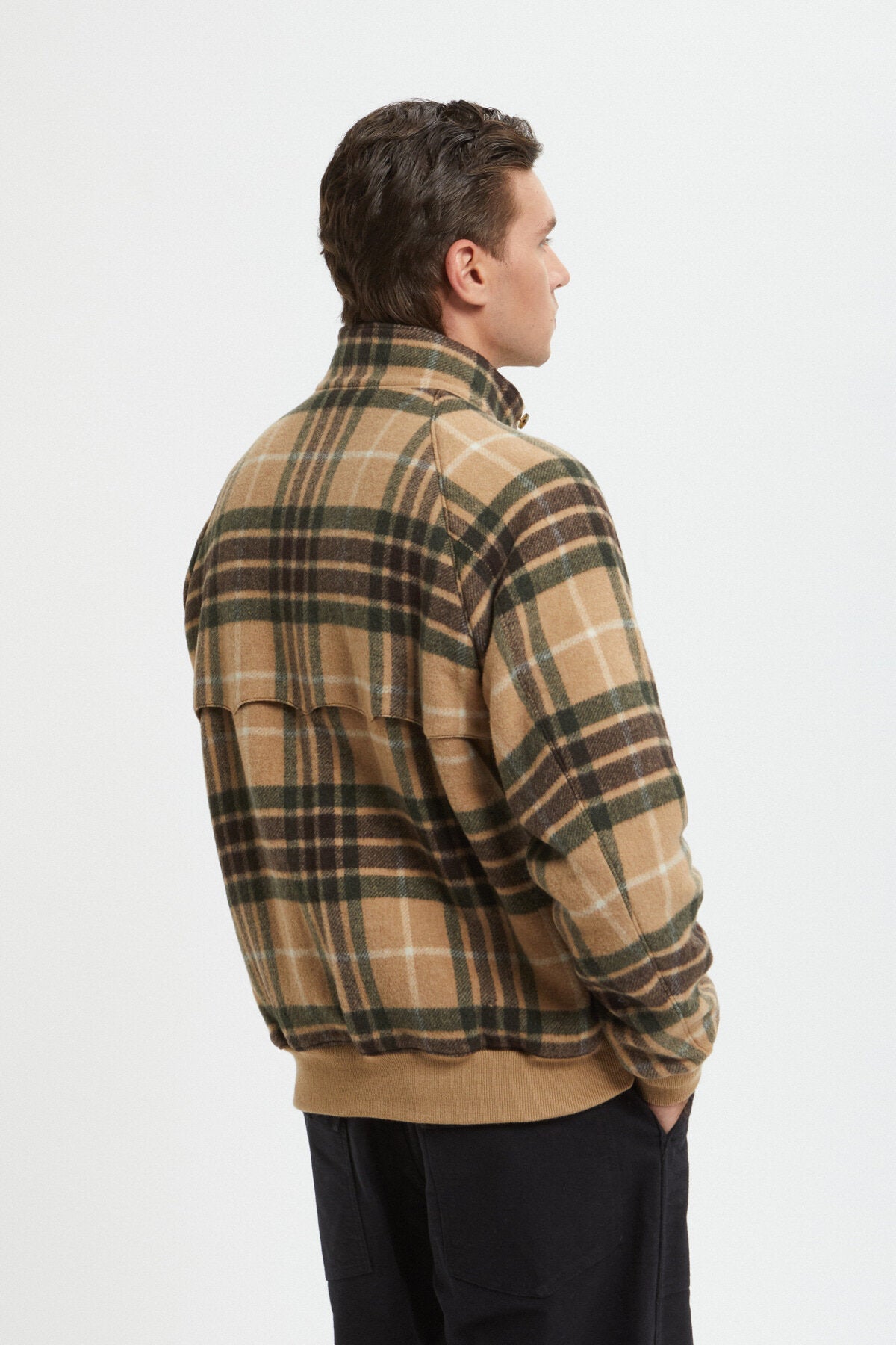 G9 Double Wool Brown Tartan | Baracuta