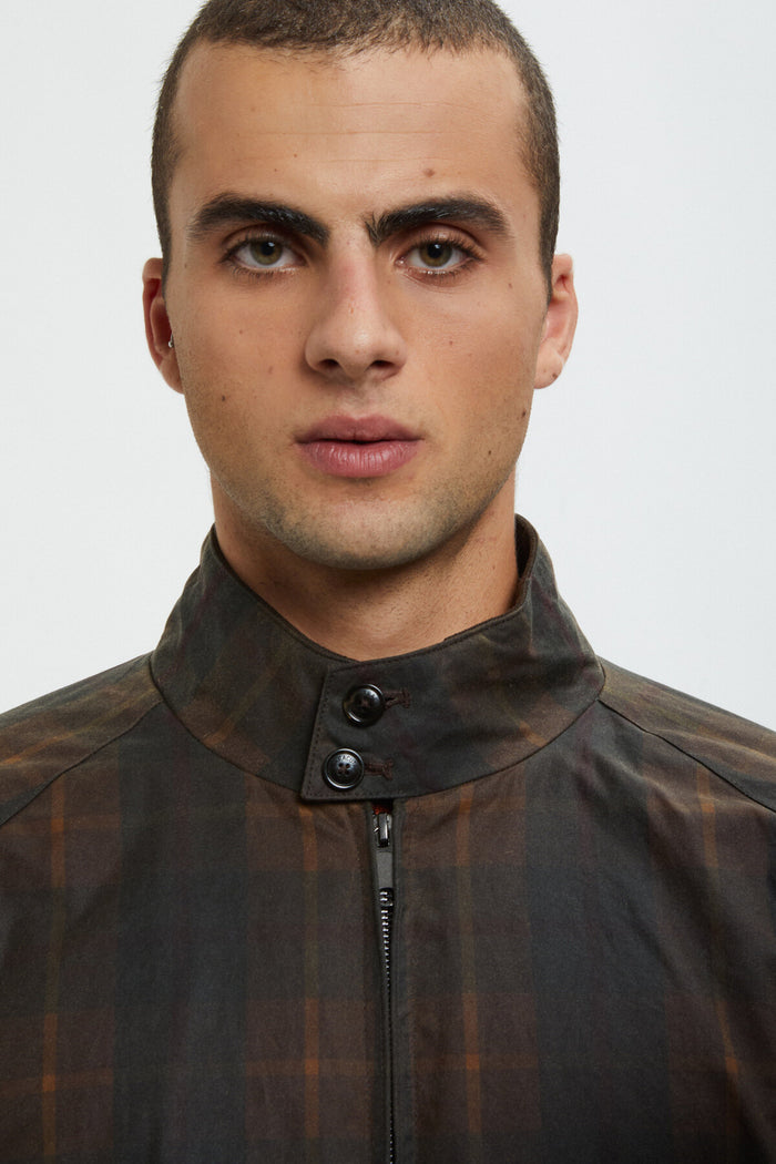 baracuta Wax Pattern G9 Brown check