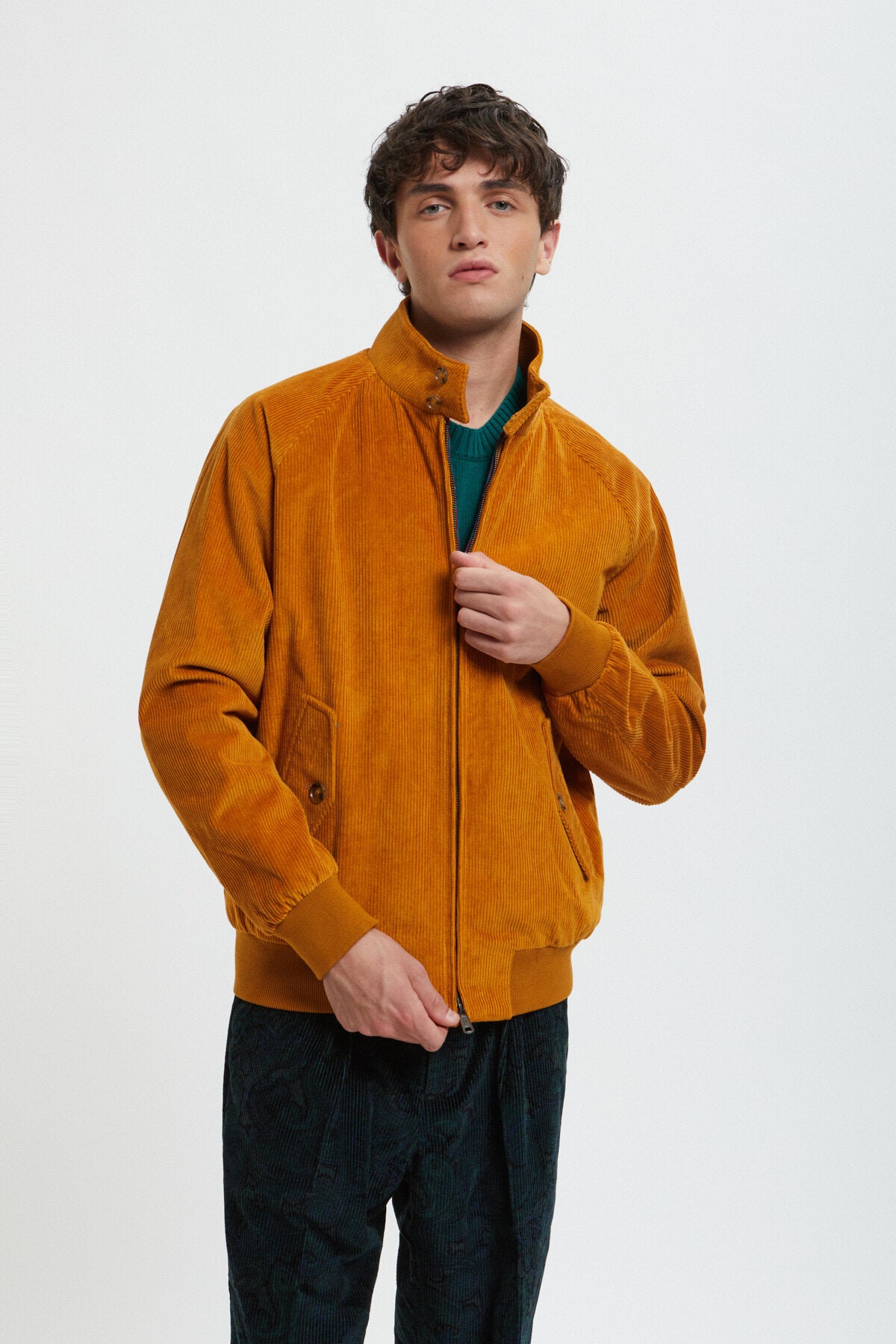 Unpadded G9 Corduroy Honey | Baracuta