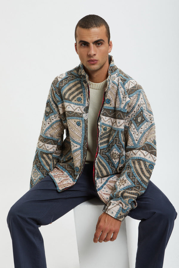 Veste G4 Patchwork Kartik Research x Baracuta