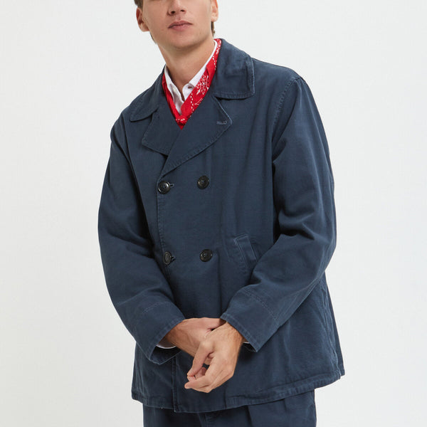 【廃盤】ANATOMICA BEACHCLOTH PEACOAT Regular AMATOMICA FRENCH GARMENTS ” PEA COAT “. | ANATOMICA SAPPORO