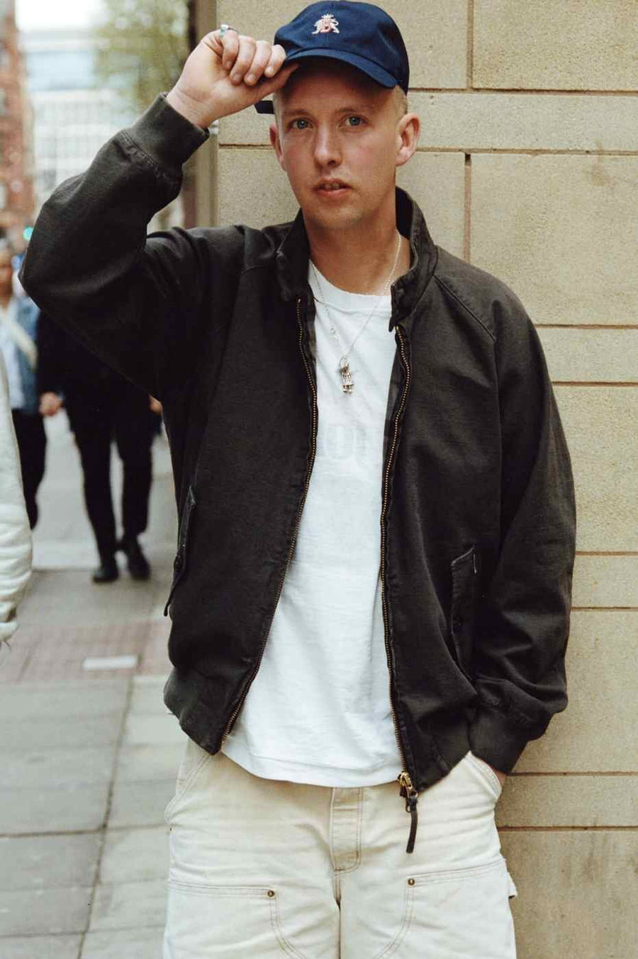 G9 Canvas Garment Dyed Faded Black | Baracuta