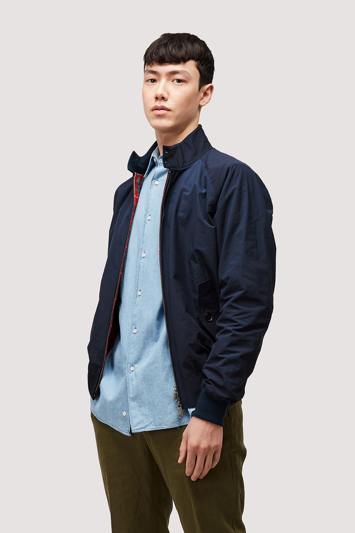 G9 Harrington Jacket Navy Baracuta - Main Image