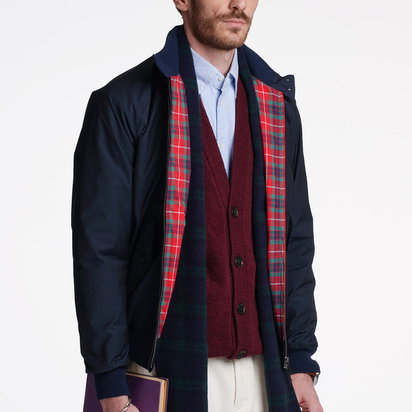 G9 Harrington Jacket Navy | Baracuta