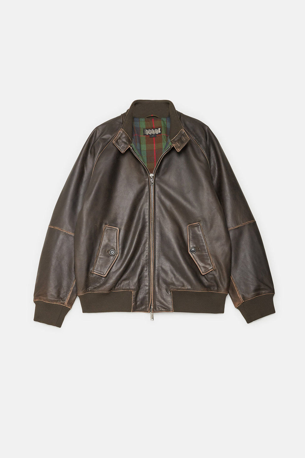 G9 LEATHER Faded Black | Baracuta