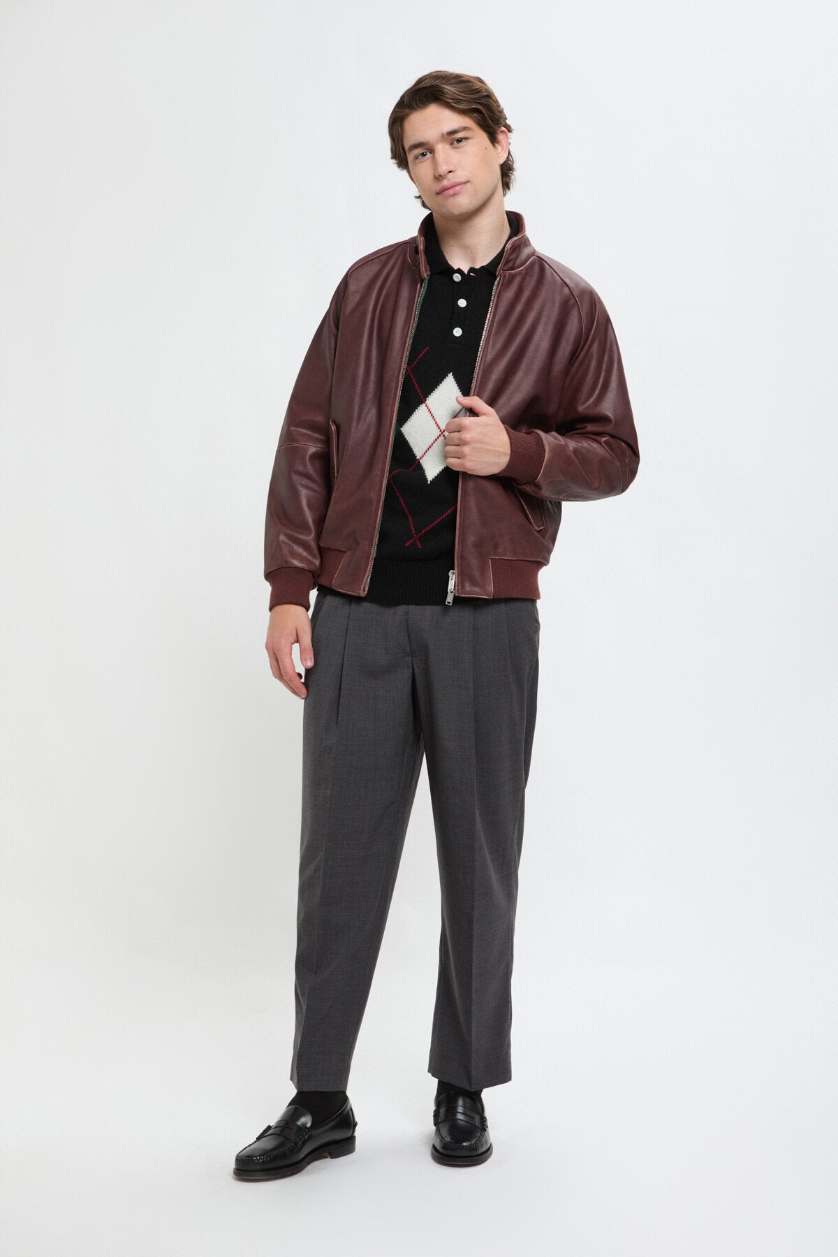 ジャケット・アウター cabaretpoval HARRINTON JACKET GREY Cavalry Twill Varsity Bomber Jacket - Grey | Levi's® US
