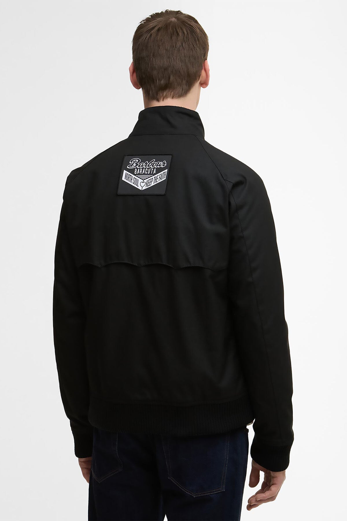 Baracuta ジャンパー ブラック42 BARBOUR X BARACUTA BADGED PORTON WAX JACKET Black | Baracuta