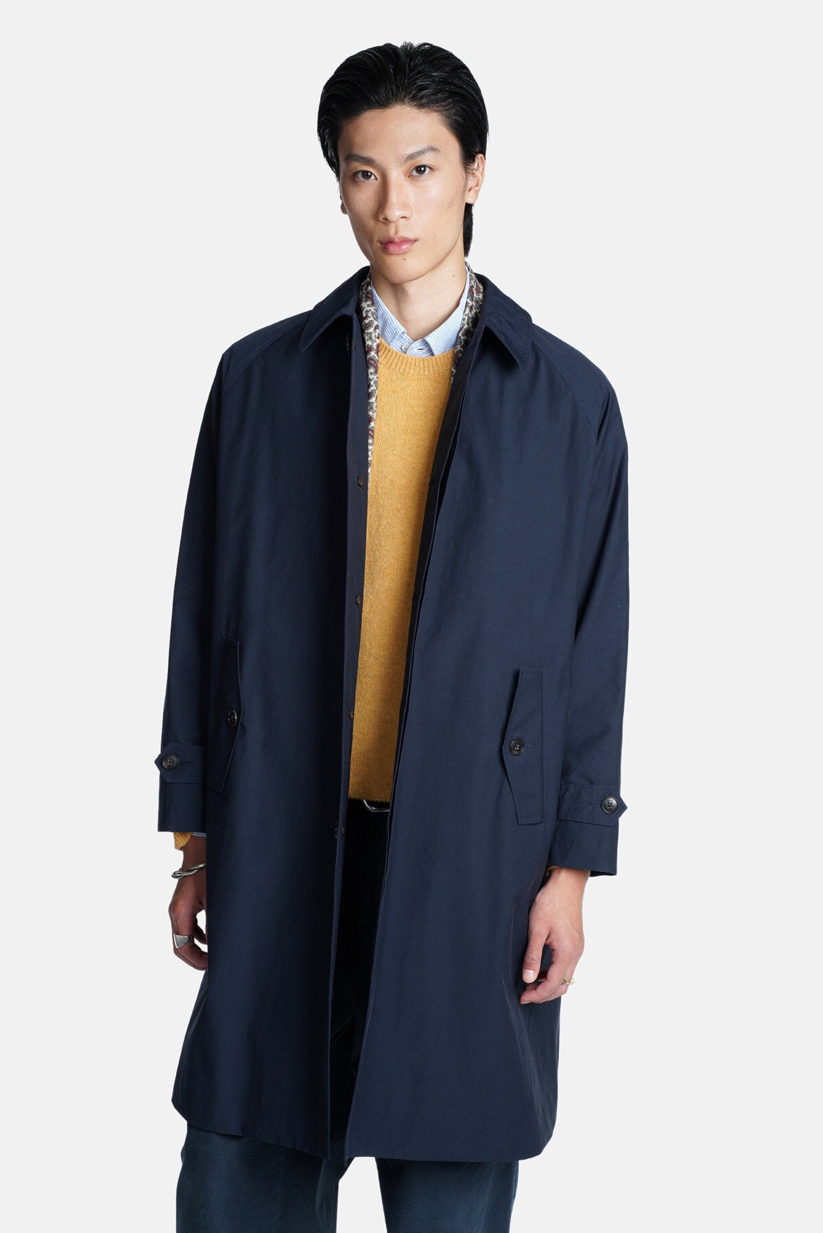 size 40 baracuta g12 dark navy バルマカーン Baracuta G12 Coat | Harrington Style Trench Coat