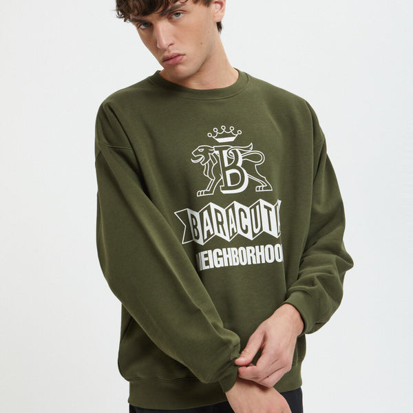スウェット・トレーナー BARACUTA SWEATSHIRTS (BRFEL0048 8185) Neighborhood x Baracuta Longsleeve Sweatshirt Beech | Baracuta