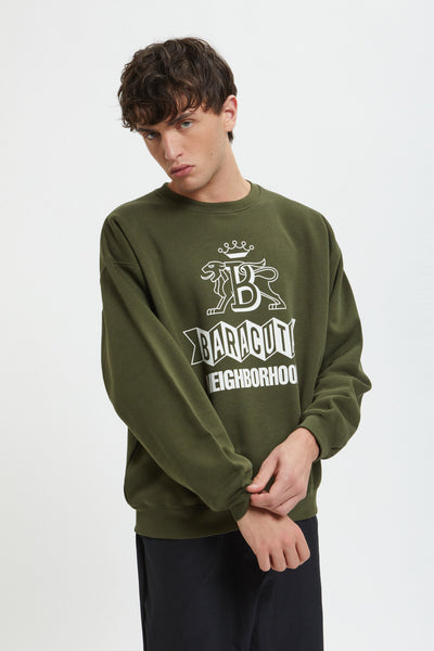 スウェット・トレーナー BARACUTA SWEATSHIRTS (BRFEL0048 100) Neighborhood x Baracuta Longsleeve Sweatshirt Beech | Baracuta