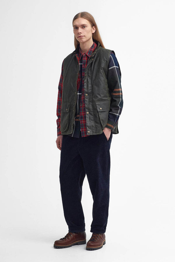 Gilet cerato oversize Barbour x Baracuta