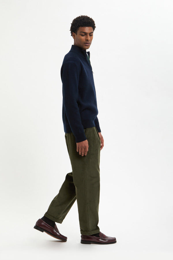 PANTALON EN VELOURS CÔTELÉ