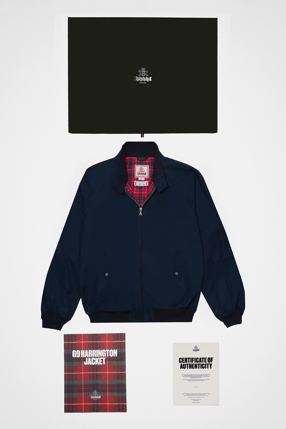 G9 Harrington Jacket LTD – 2nd Edition Navy | Baracuta