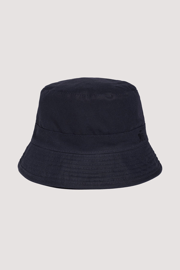 Bucket hat in cotone cerato