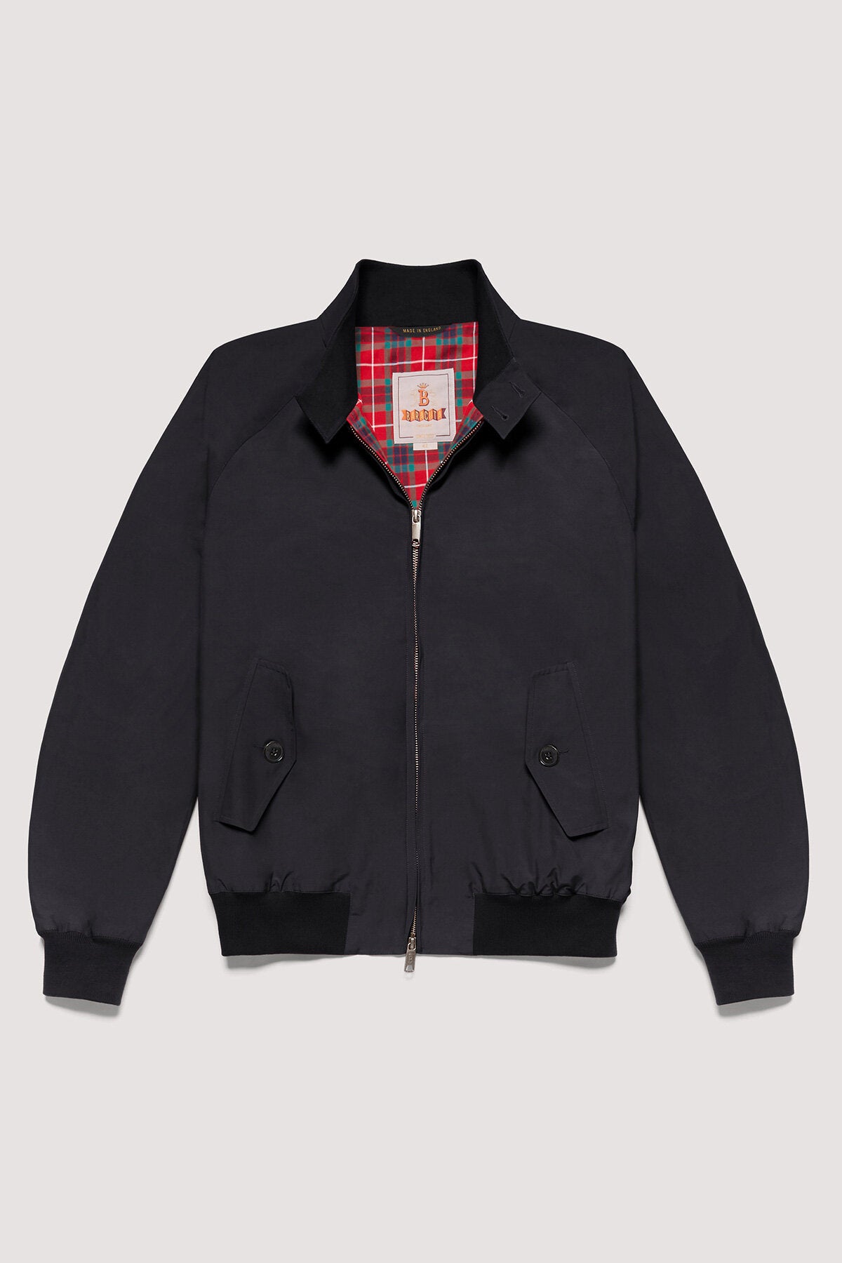 Harrington Jacket - Navy, Made In England