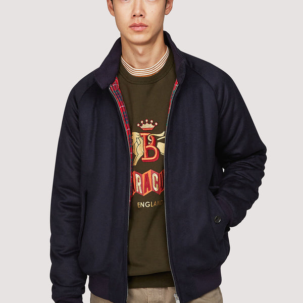 ジャケット・アウター BARACUTA G9 navy harrington jacket G9 Harrington Jacket Navy | Baracuta