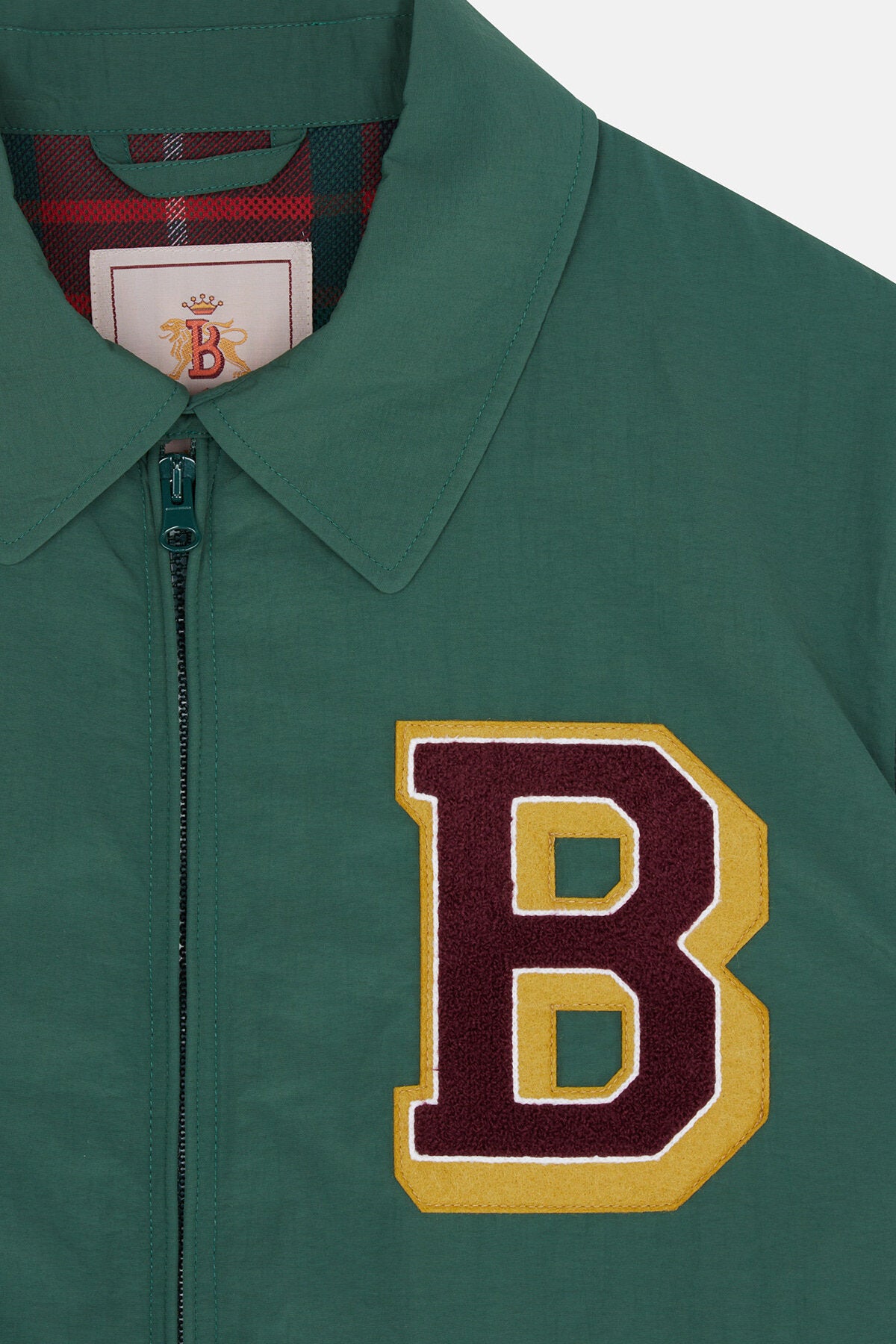 Nylon Coach Jacket Racing Green | Baracuta