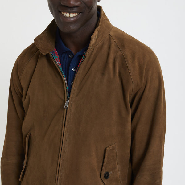 Baracuta suede jacket store