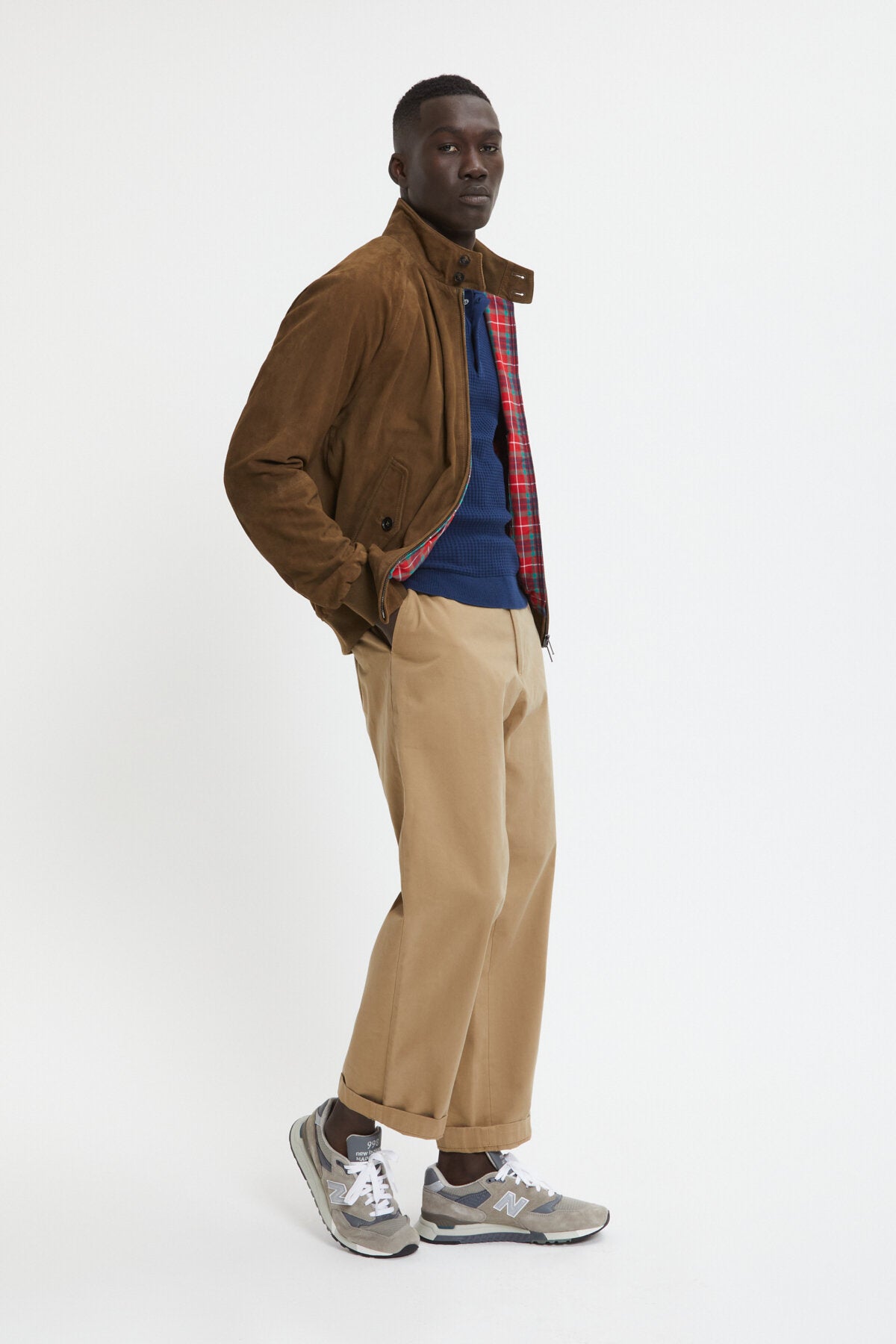baracuta g9 suede tobacco The is Smokin' in making it a real style icon Baracuta Premium G9 Harrington Suede