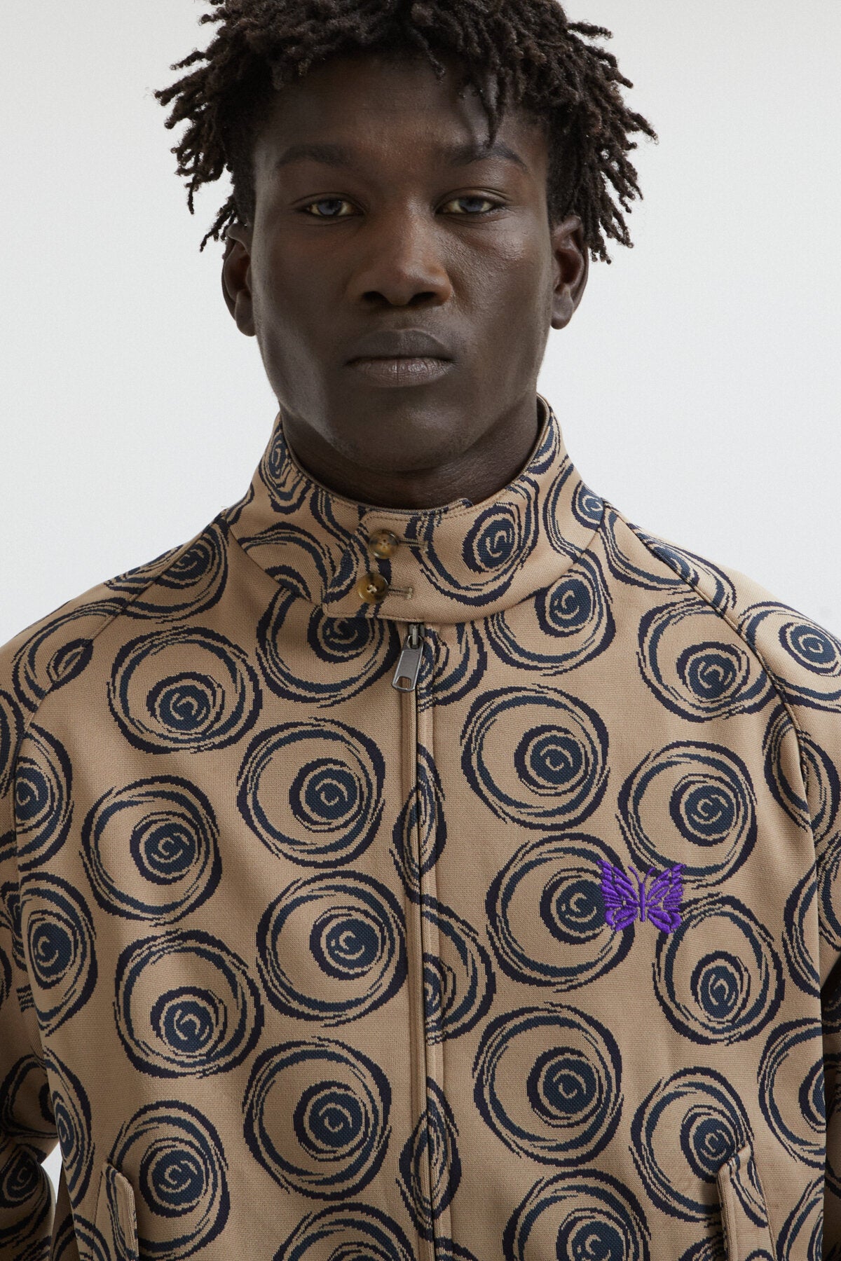 Needles G9 Jacquard Beige | Baracuta