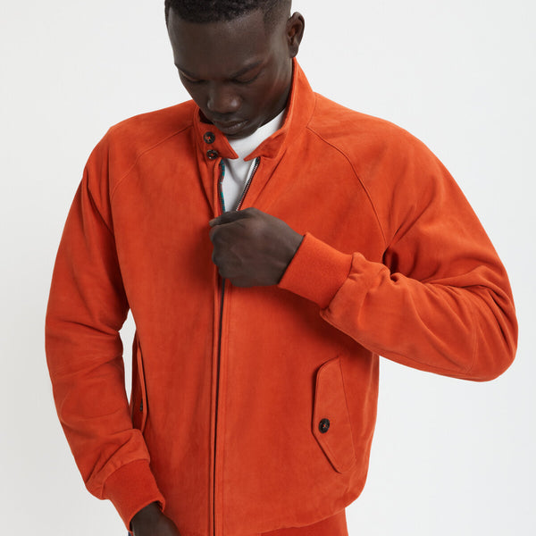 G9 Suede Colour Orange Red | Baracuta