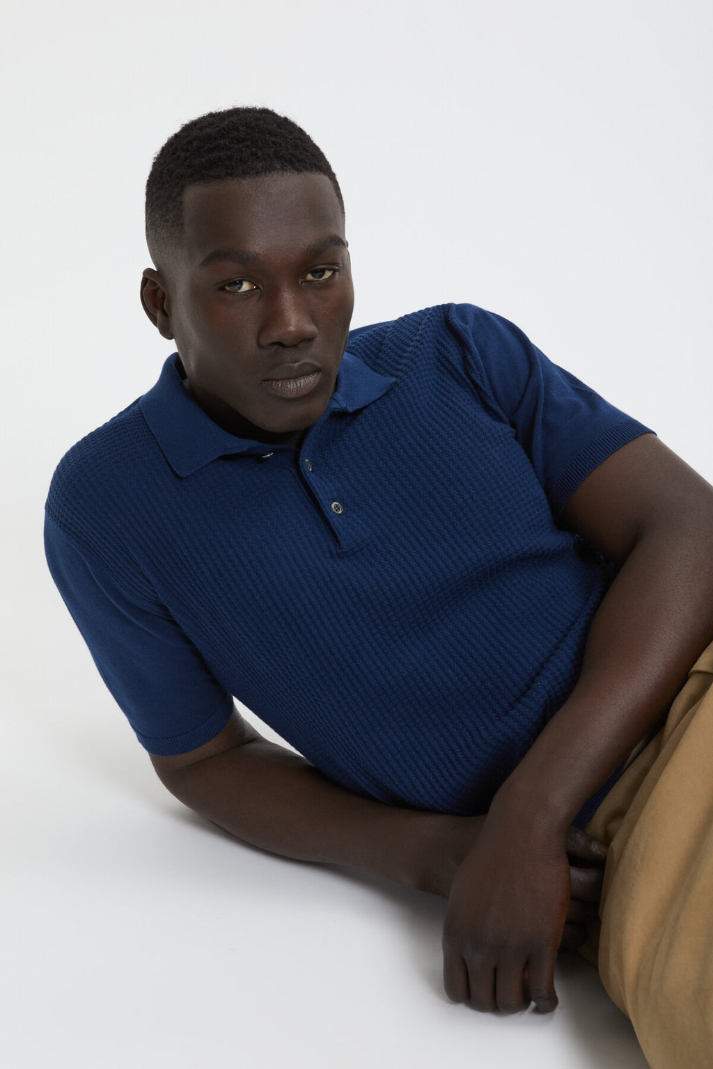 新作　fr2 ゴルフ Cuff logo waffle polo G/FORE Oversized Logo Tech Pique Quarter Zip Golf Polo