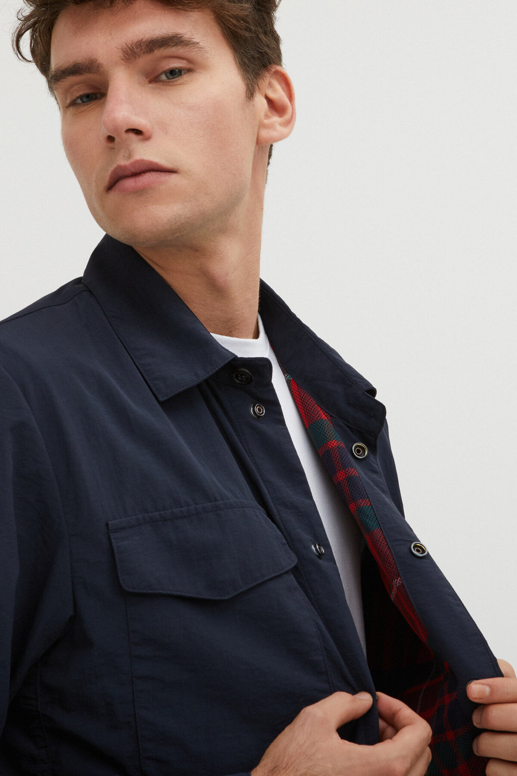 ジャケット・アウター ARGUE NYLON OVER BUTTON DOWN BLOUSON Prada Re-Nylon Blouson Jacket | Saks Fifth Avenue